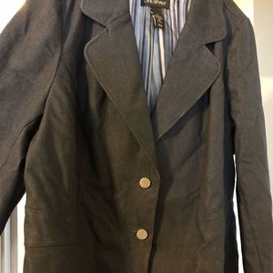 Lane Bryant  jean blazer